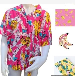 Paula Saker Vintage Banana print top‎ 14